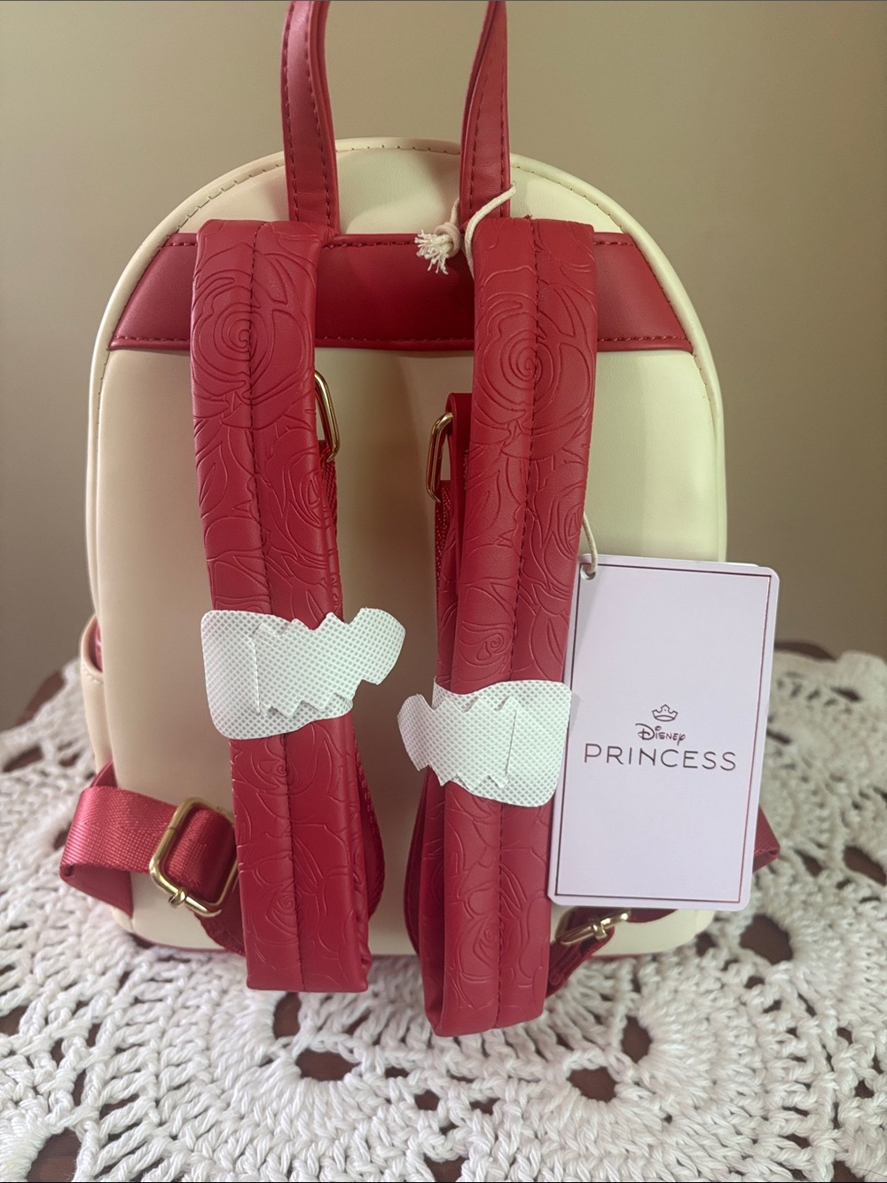 Loungefly Disney Beauty and The Beast Belle in The Library Bag/Backpack NWT - Picture 4 of 6